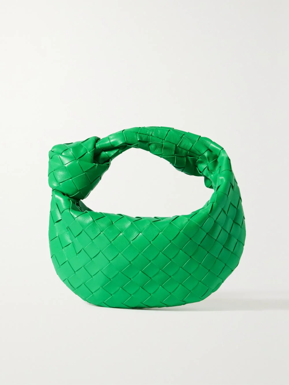 Jodie mini knotted intrecciato leather tote — BOTTEGA VENETA