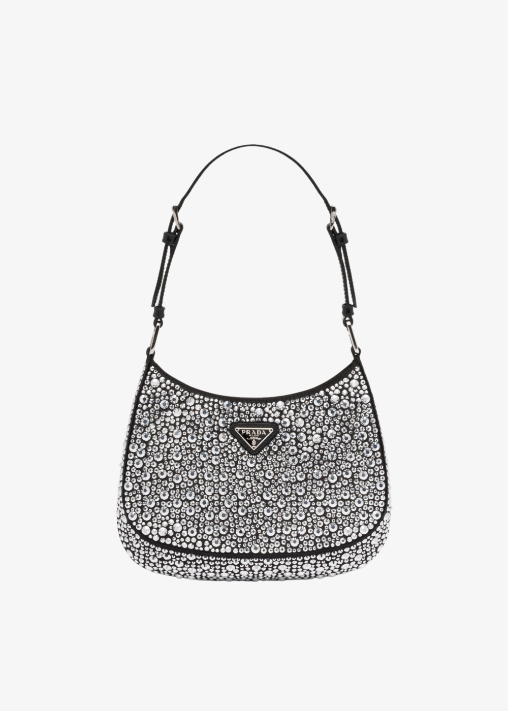 Prada Cleo satin bag with crystals – Metal