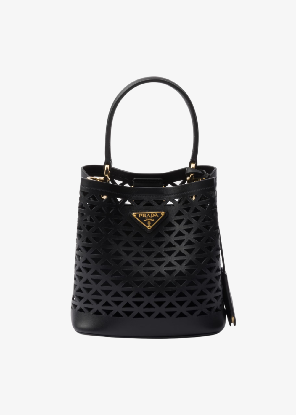 Prada Panier leather mini-bag with cut-out motif