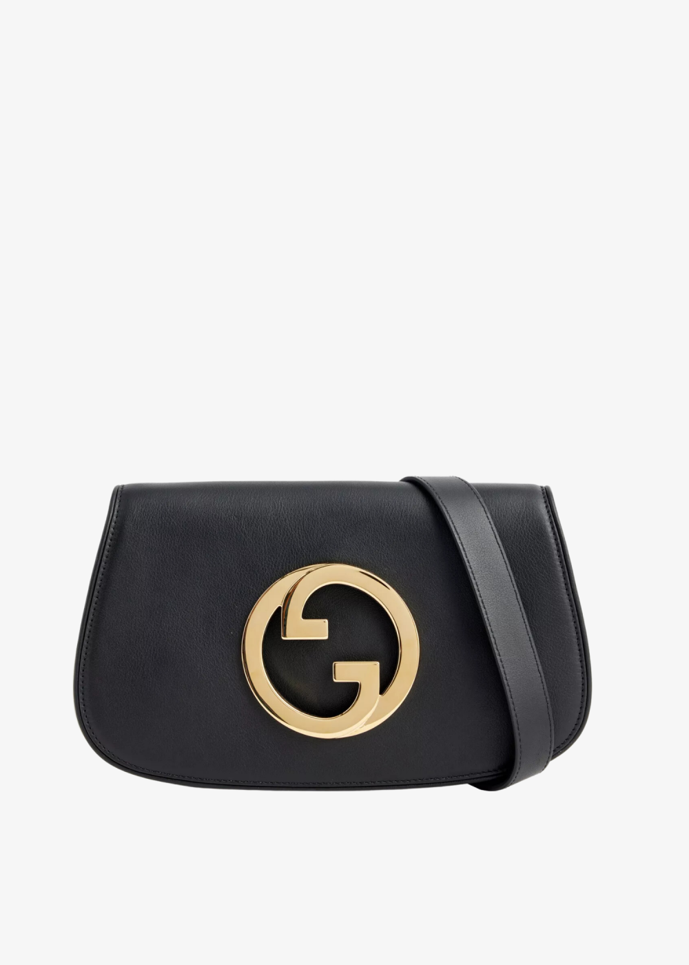 Blondie Grained Leather Shoulder Bag – Gucci (Black)