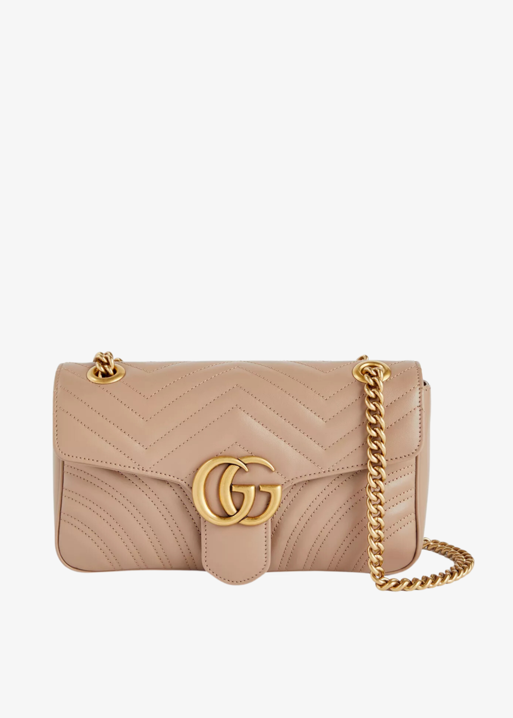 Marmont Small Leather Shoulder Bag – Gucci(Porcelain Rose)