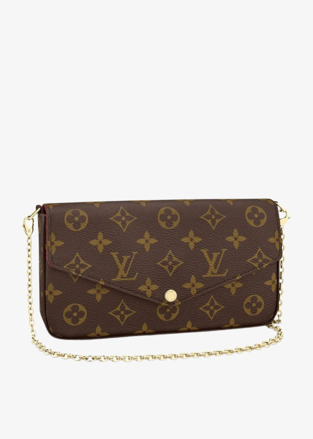 Felicie Pochette Monogram Chain Shoulder Bag