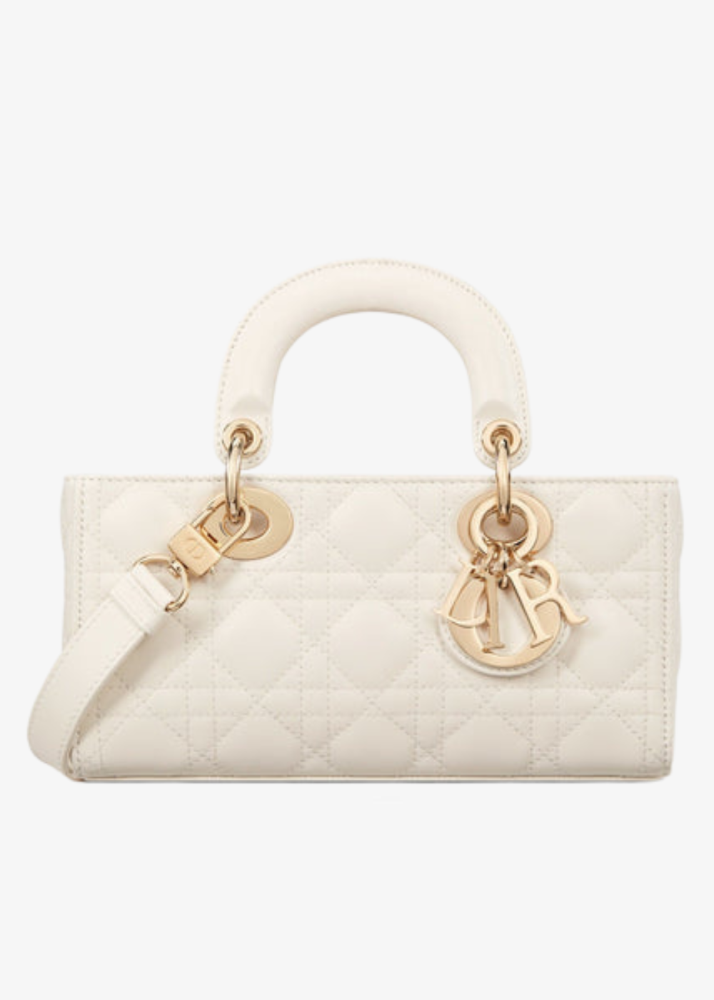 Small Lady D-Joy Bag -White