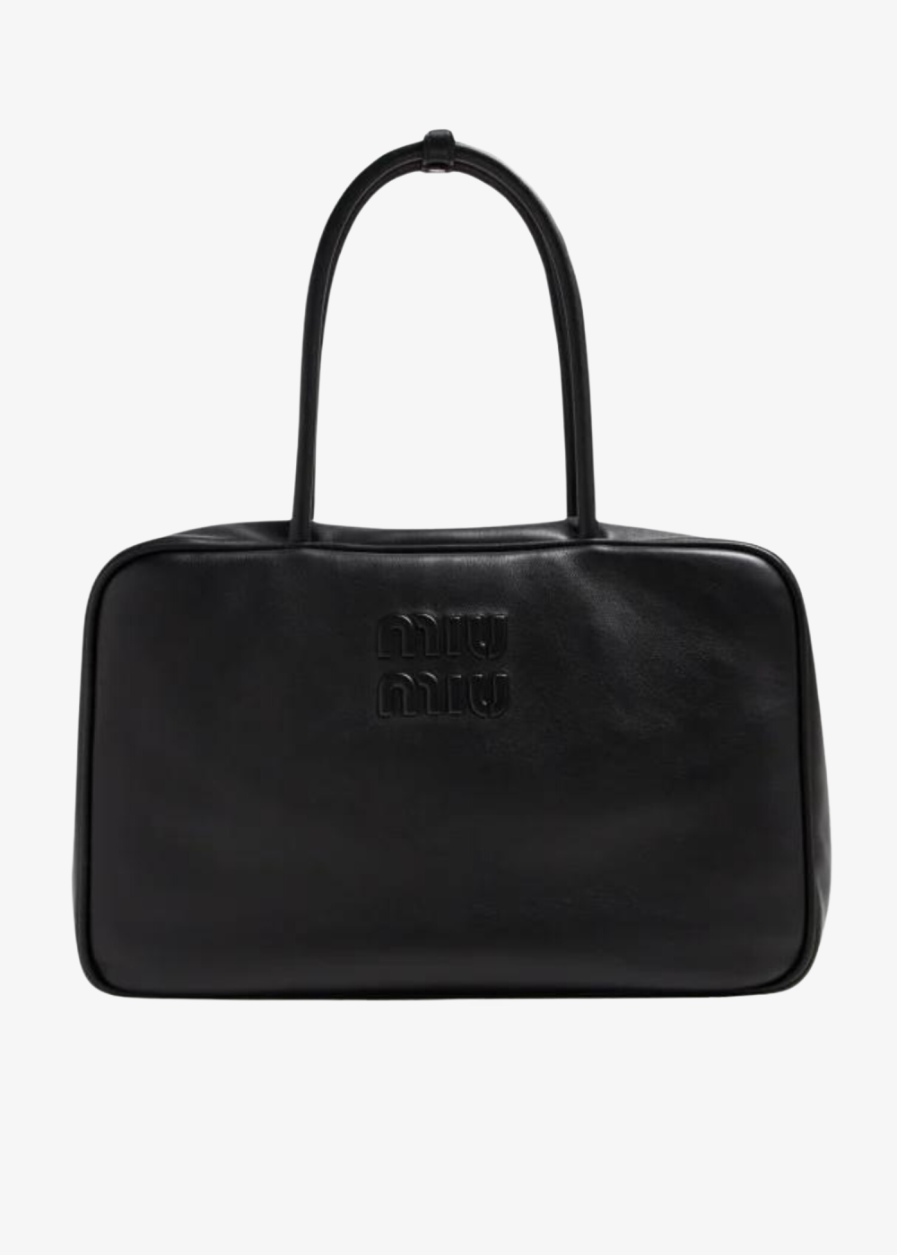 Leather Top-Handle Bag – MIU MIU