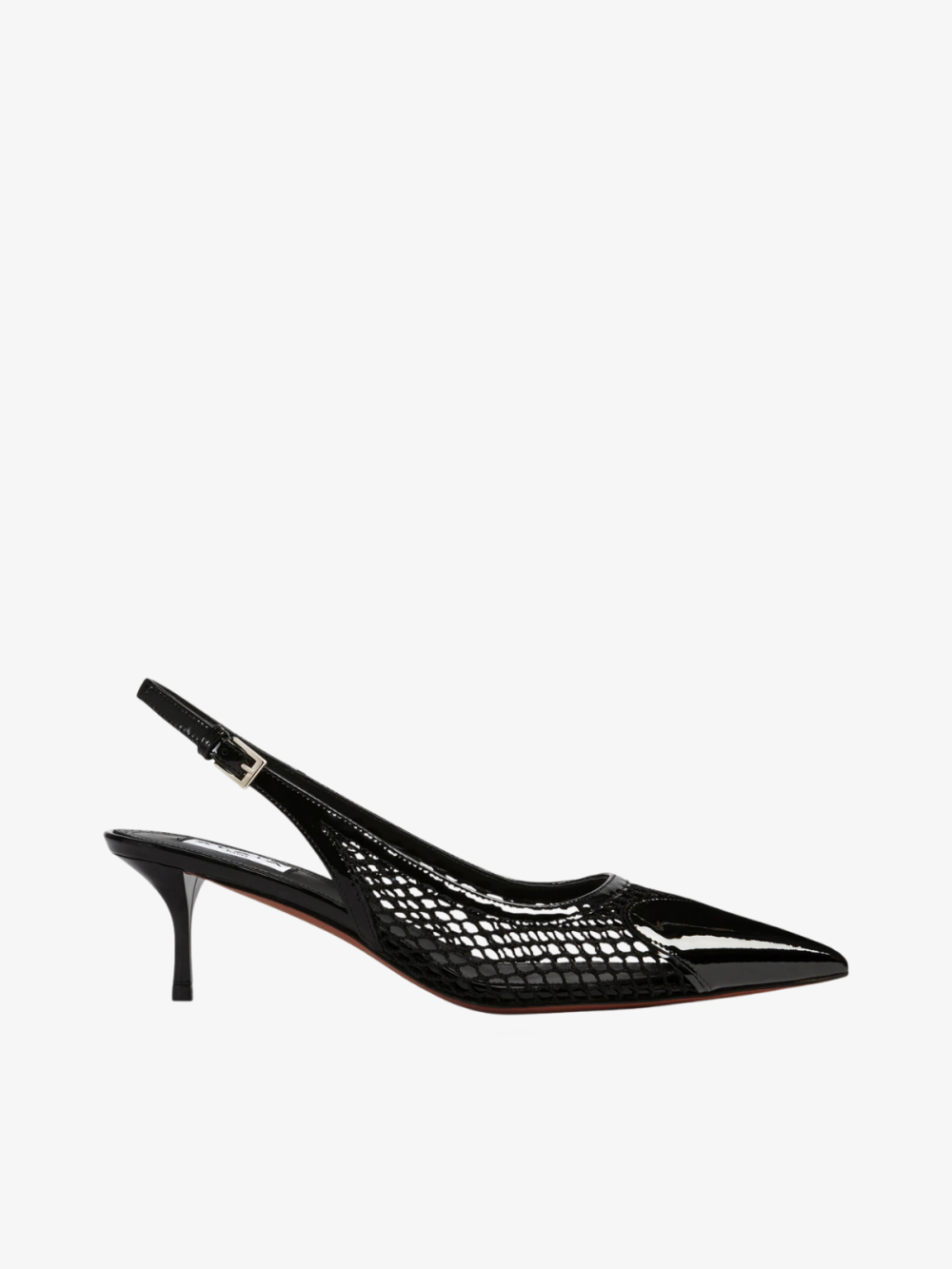 Heart 55 Slingback Mules – Alaia (Black)