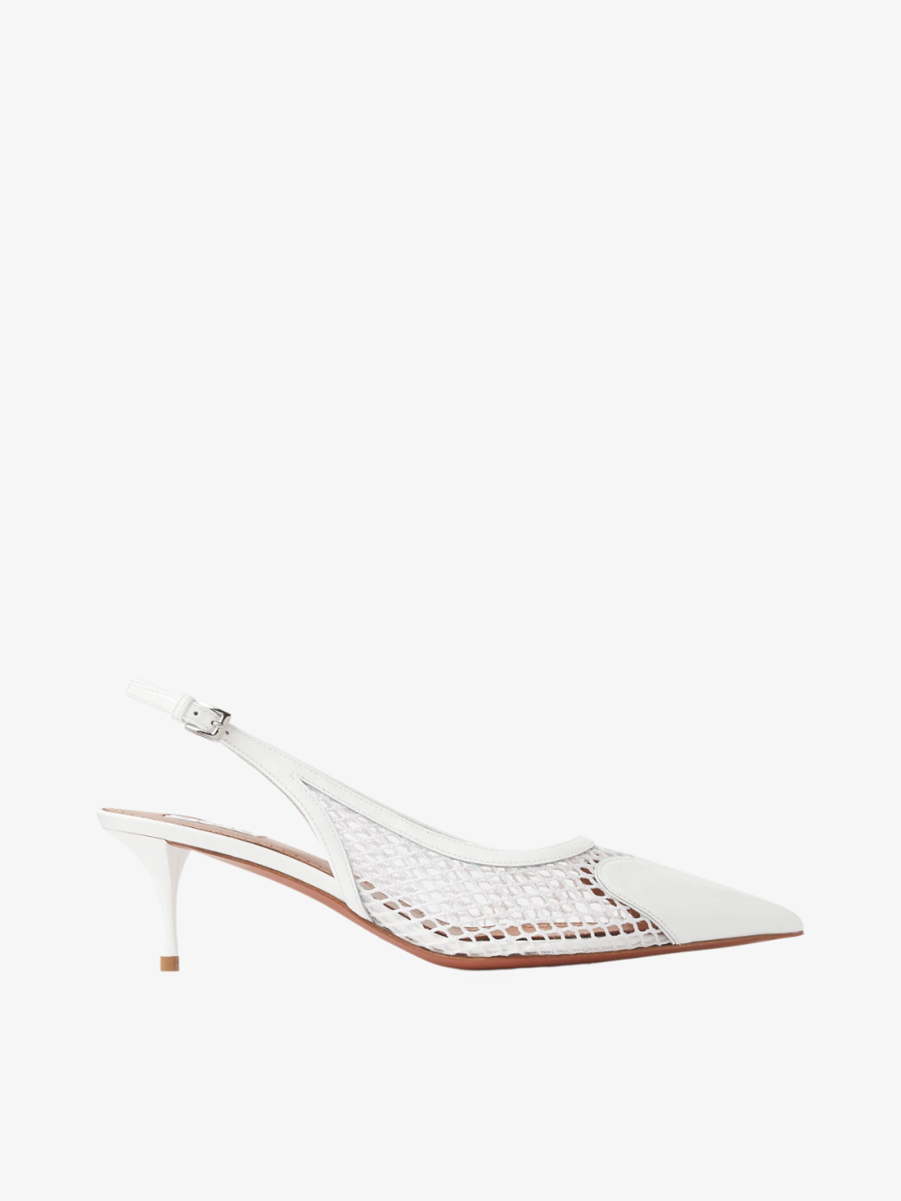 Heart 55 Slingback Mules – Alaia (White)