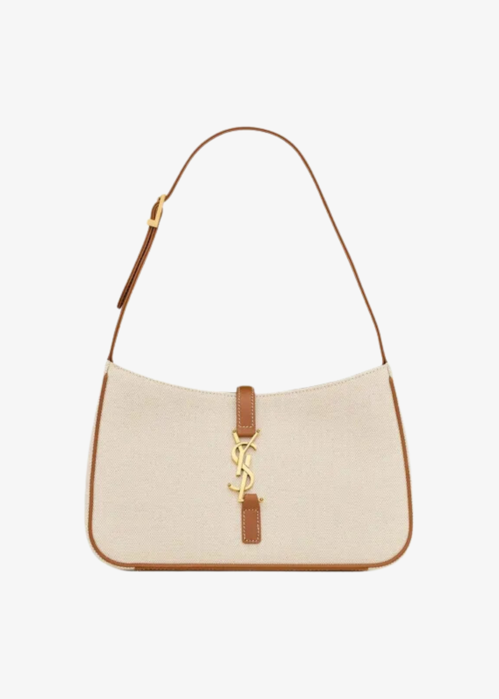 Le 5 ? 7 Mini Hobo Bag in Smooth Leather – Saint Laurent (Brown)