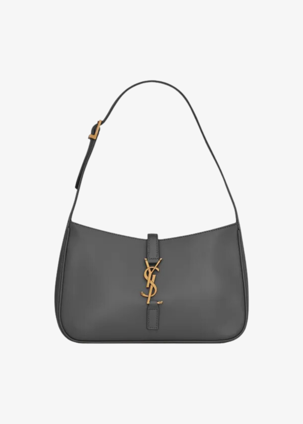 Le 5 ? 7 Mini Hobo Bag in Smooth Leather – Saint Laurent (Grey)