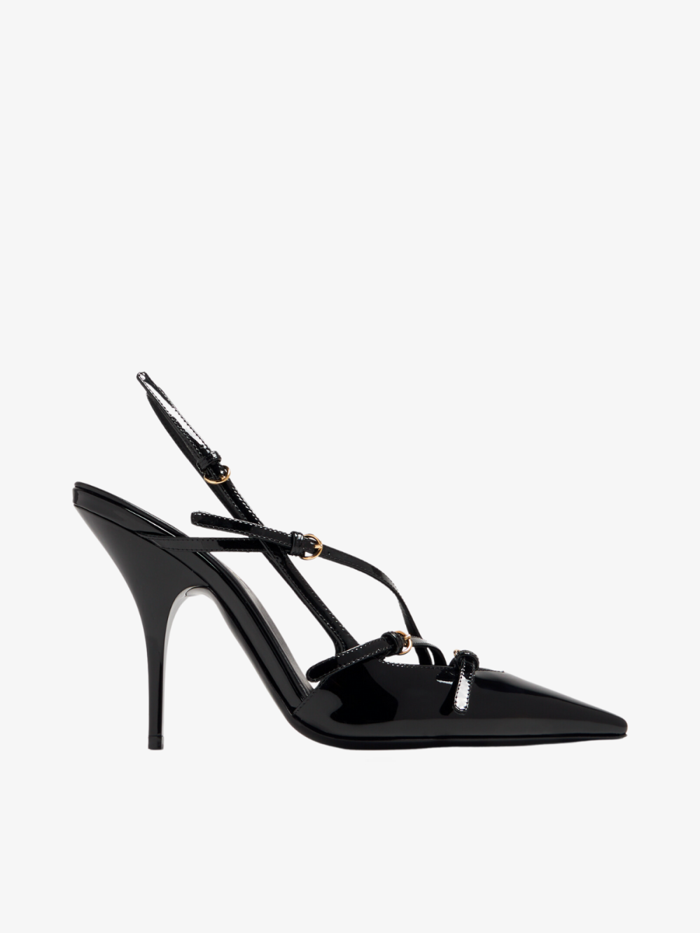 Buckle Slingback Pumps Miu Miu (Black)