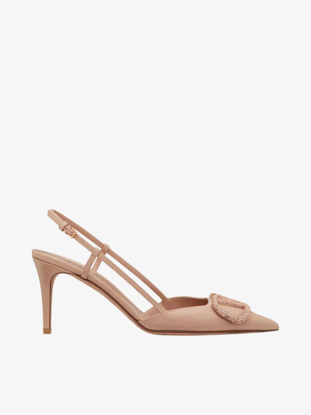 Valentino Vlogo Signature Slingback Pump in Toile Iconographe