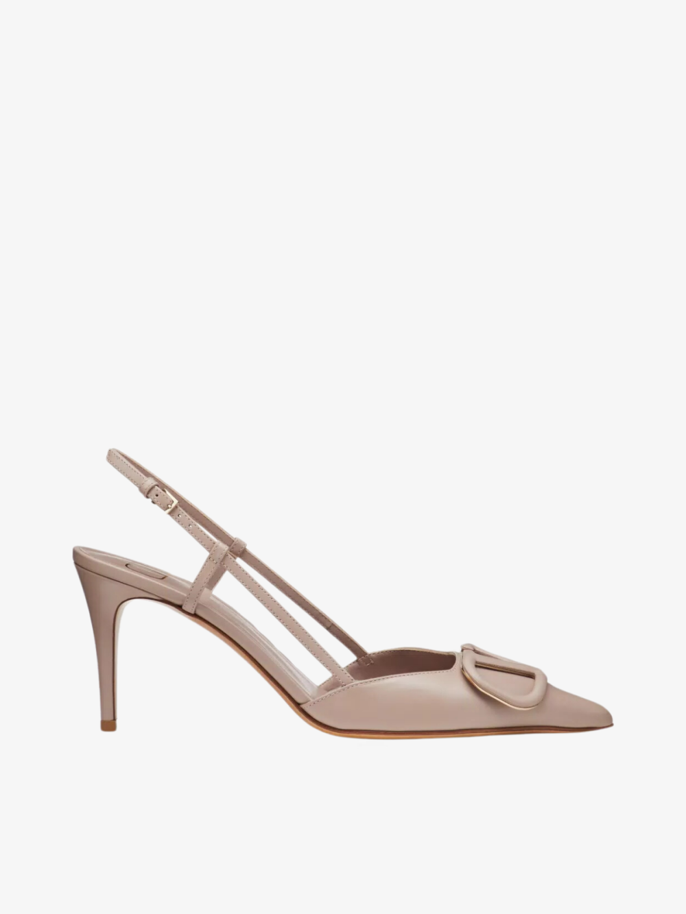 Valentino Vlogo Signature Calfskin Slingback Pump