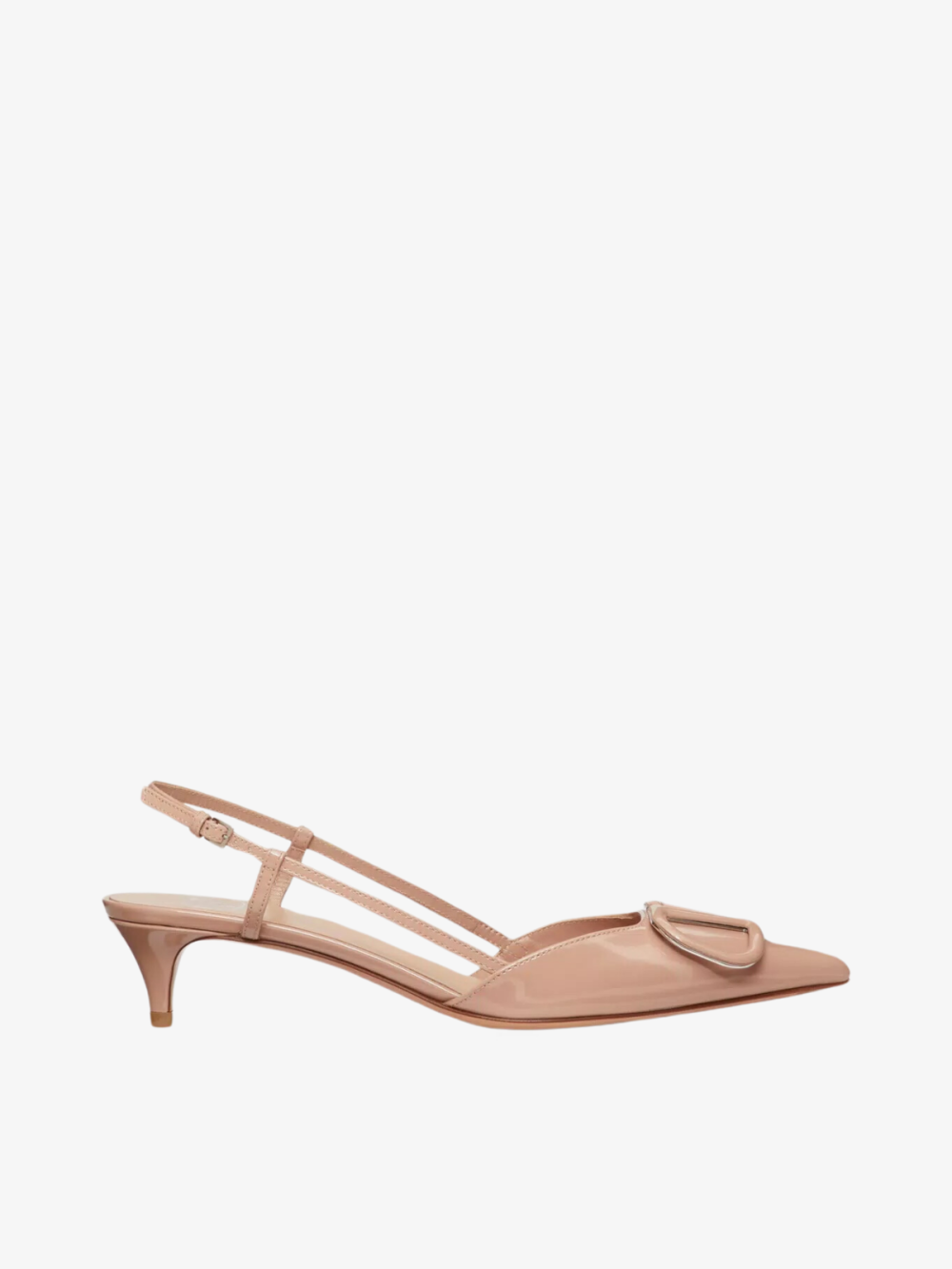 Valentino Vlogo Signature Calfskin Slingback Platform Pump