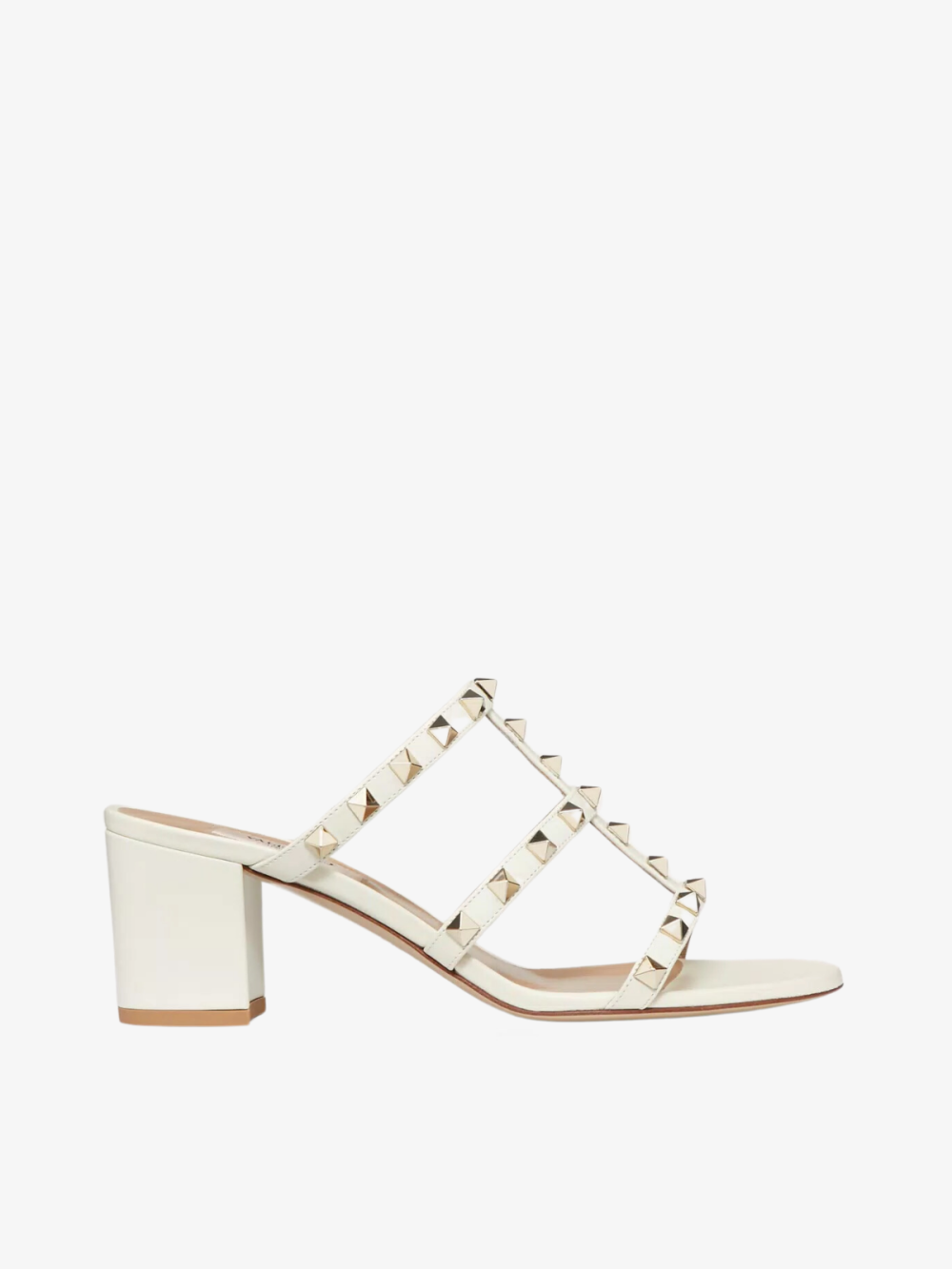 Valentino Rockstud Flat Slide Sandal