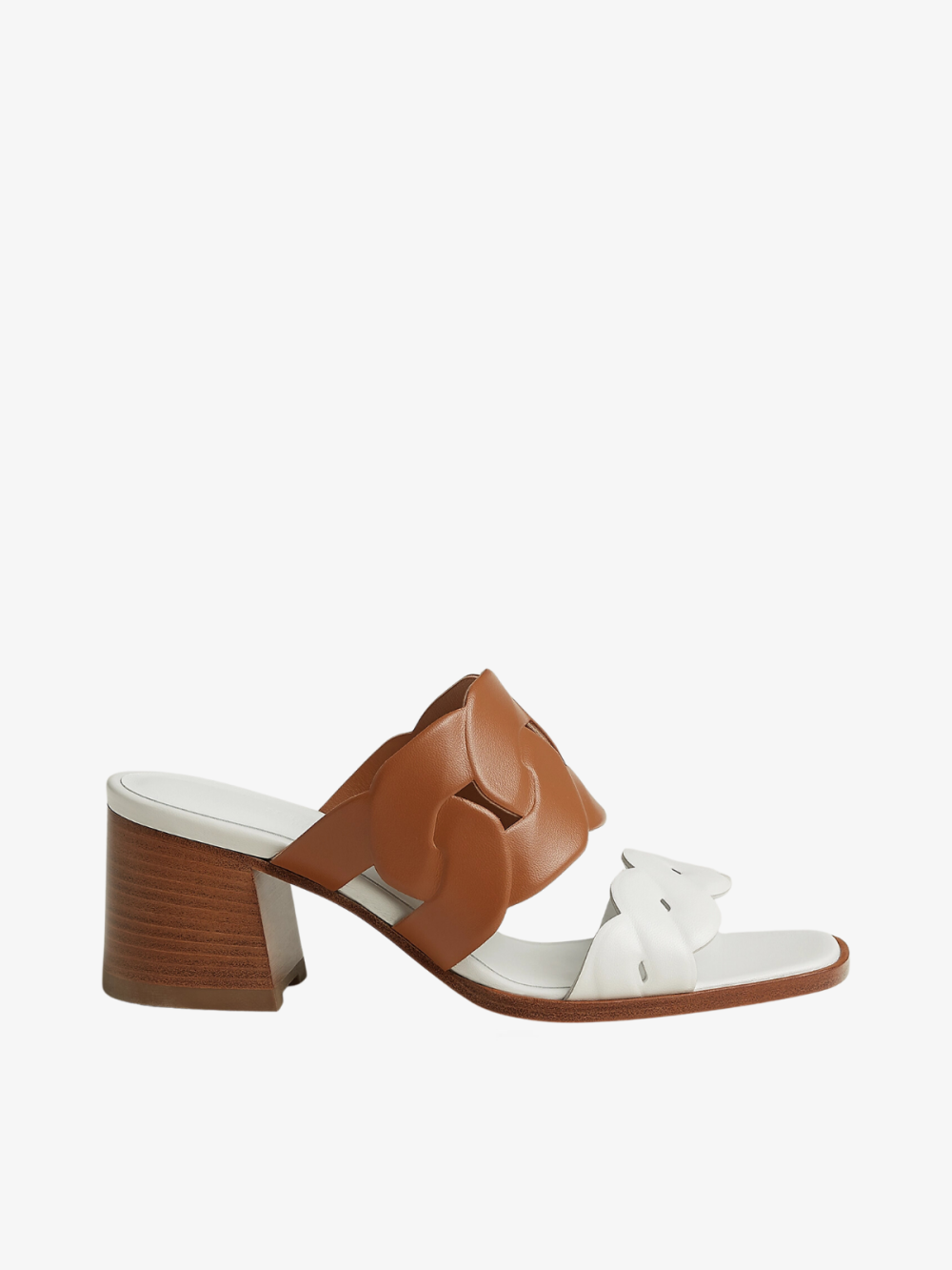 Gaby 60 Sandal – Hermes (Naturel / Blanc)