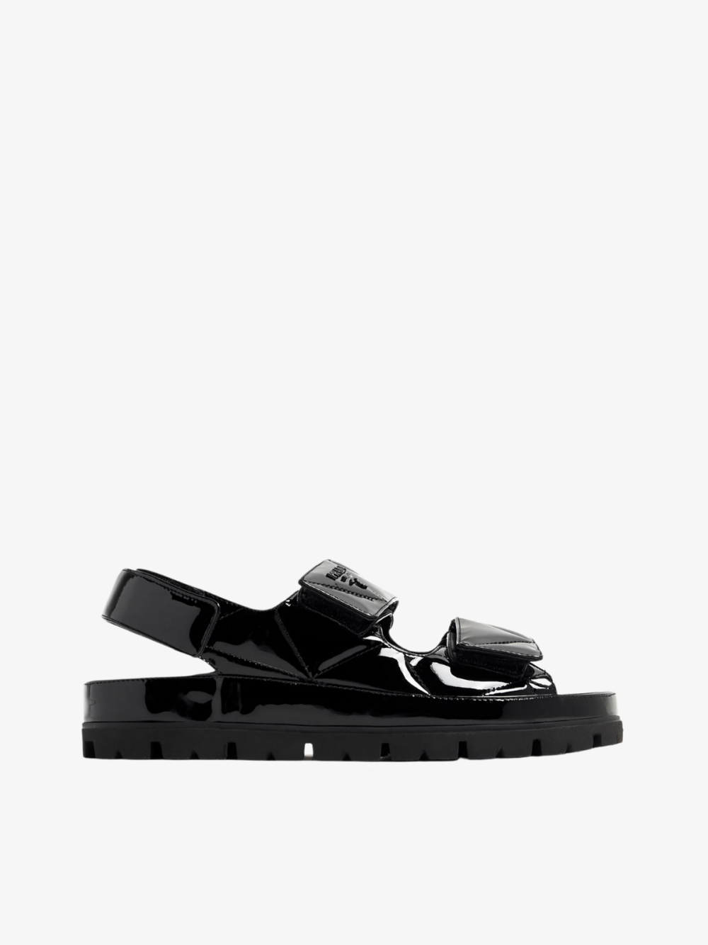 Patent Leather Sandals Prada (Black)