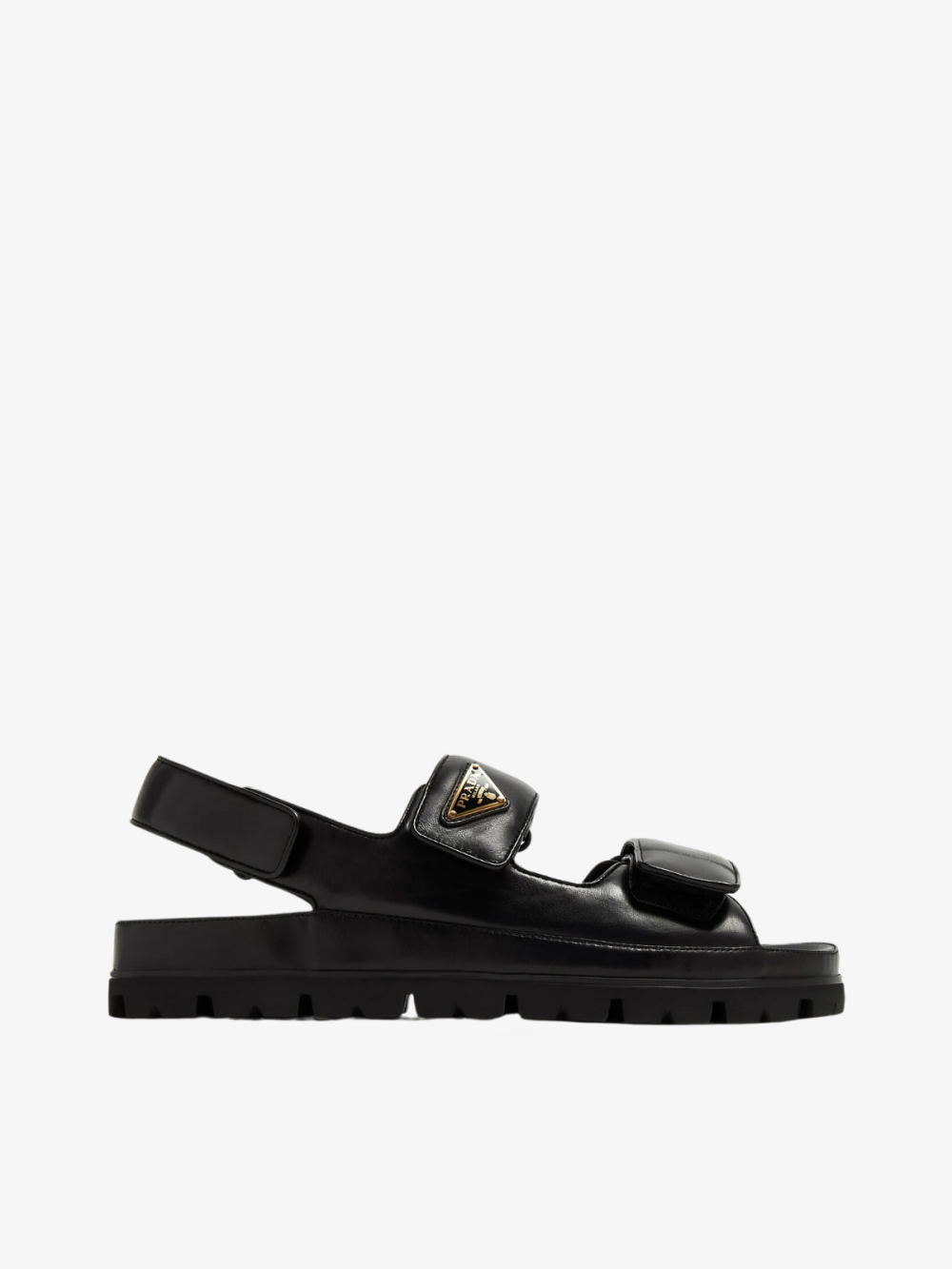 Nappa Leather Sandals Prada (Black)