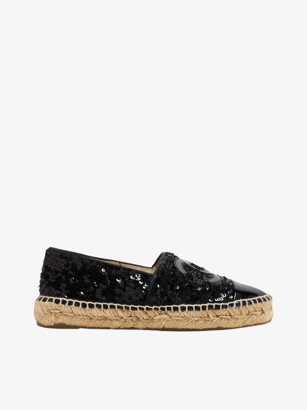 CC Logo Espadrilles Chanel (Black)