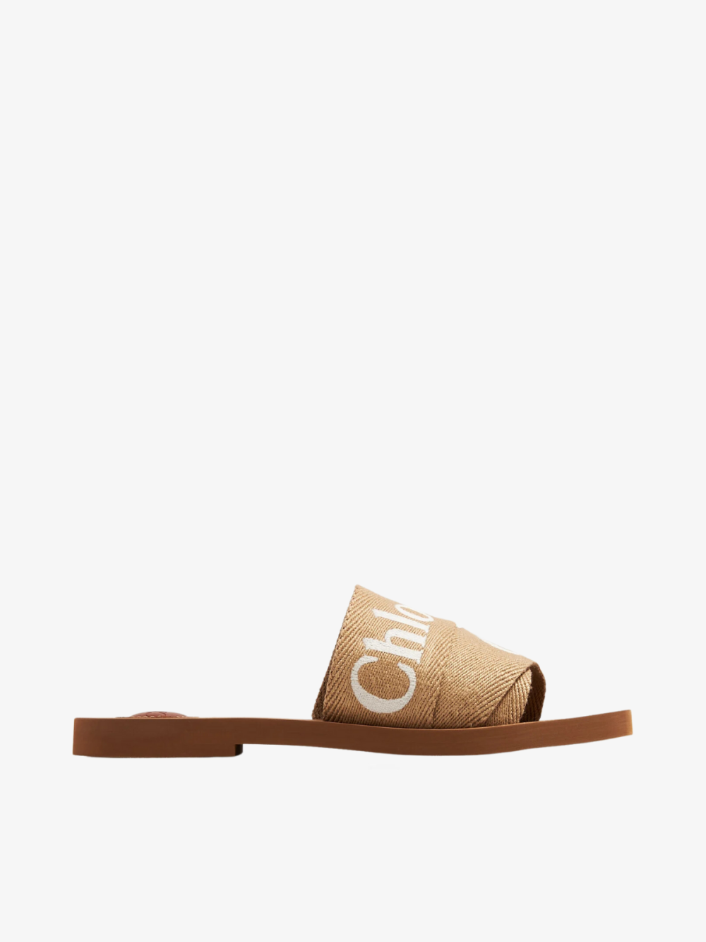 Woody Flat Sandals Chlo? (Beige)