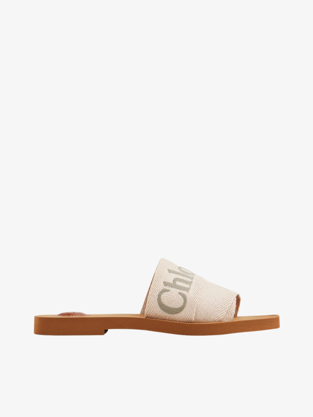 Woody Flat Sandals Chlo? (Beige)