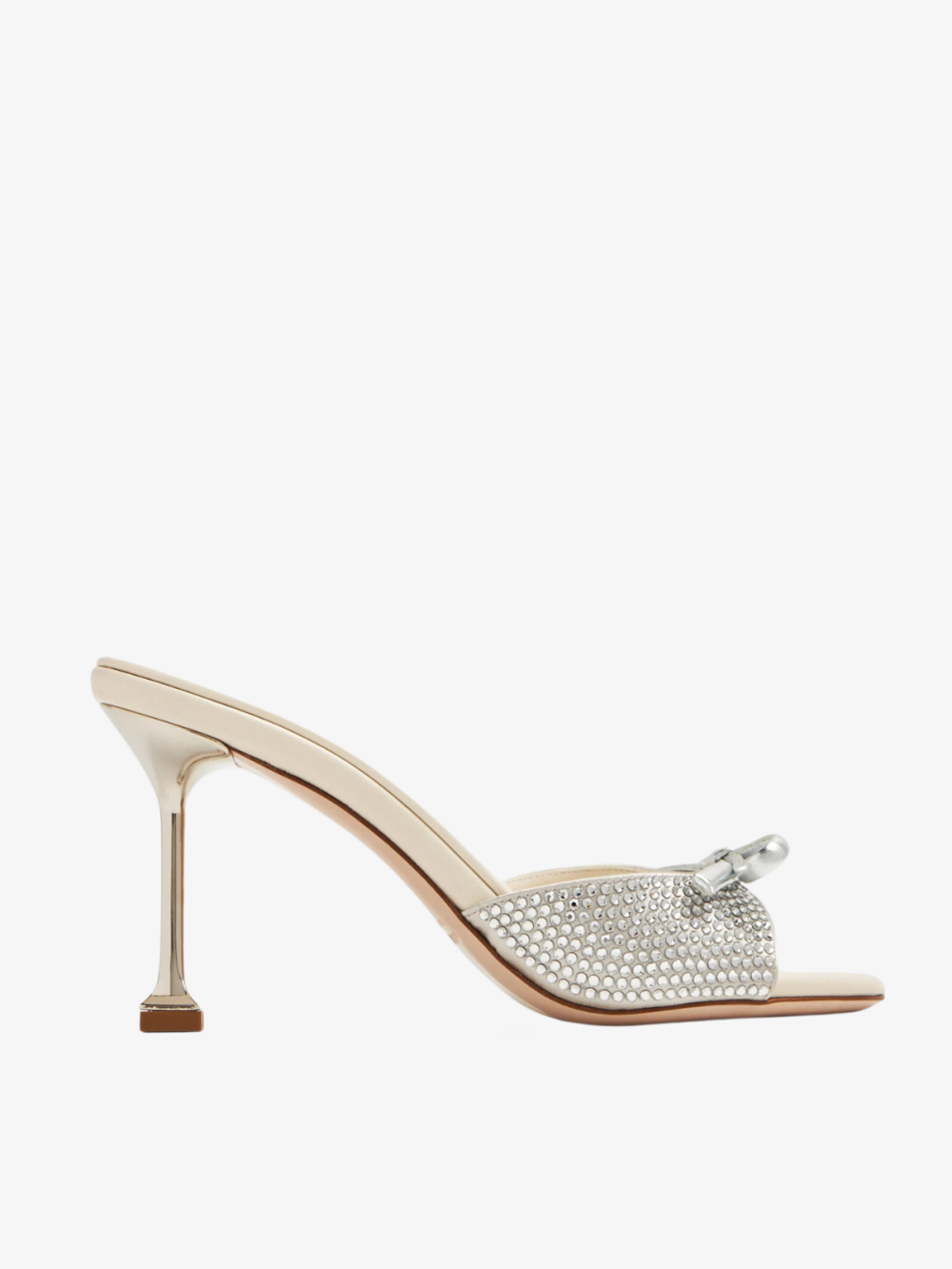 Satin Sandals Miu Miu (White)