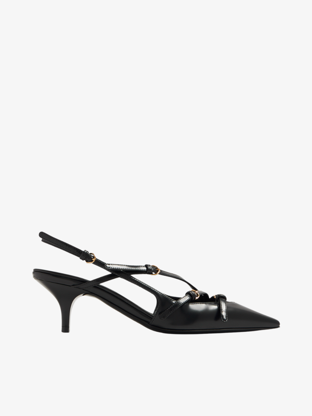 Buckle Slingback Pumps Miu Miu (Black)