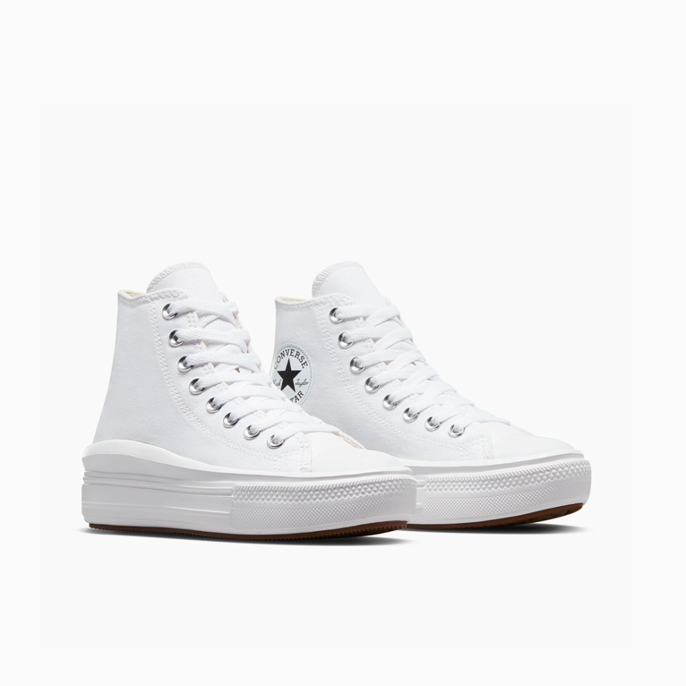 Converse Chuck Taylor All Star Move Platform White Sneakers