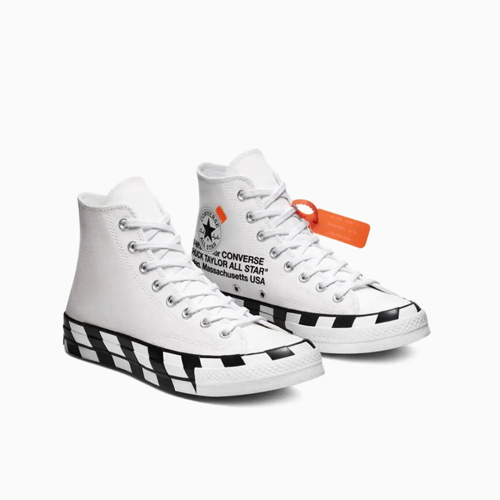 Converse Off-White X Chuck 70 Stripe White Sneakers