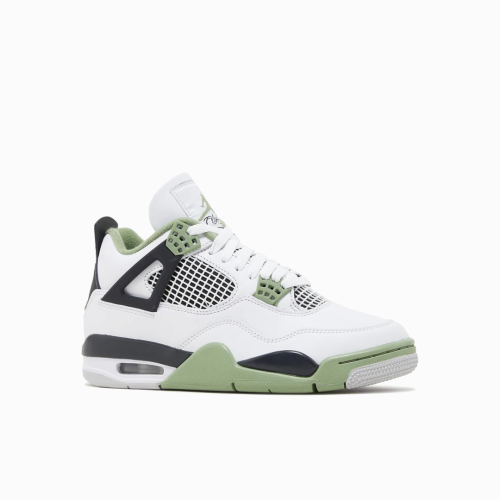 Air Jordan 4 Retro Seafoam Olive Sneakers